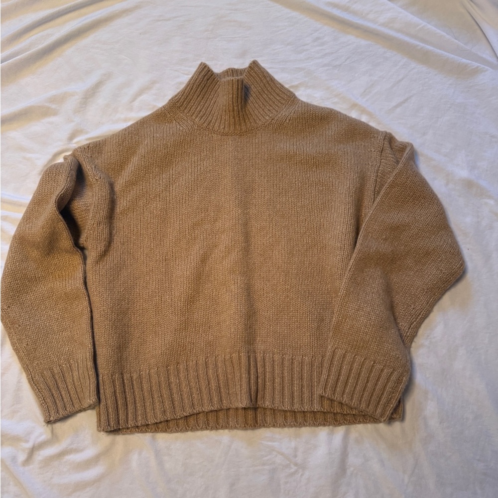 Everlane The Cloud Oversized Turtleneck - Tiger's Eye Extra Small